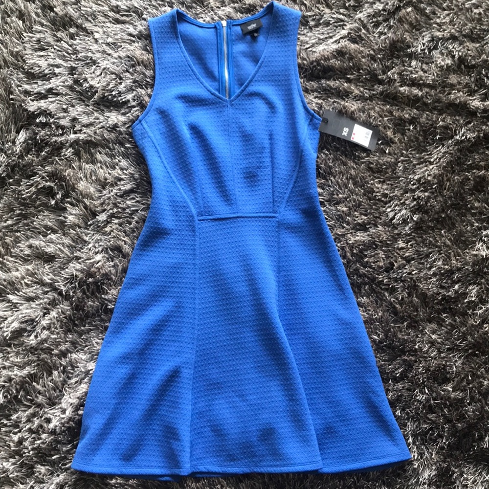 Mossimo Supply Co. Blue Mini Dress